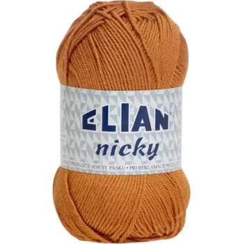 Příze Pletací příze Elian Nicky 2174 - hnědá