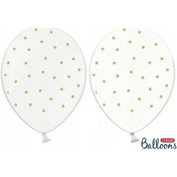 Balónek Balónky 30 cm Hvězdičky, zlaté