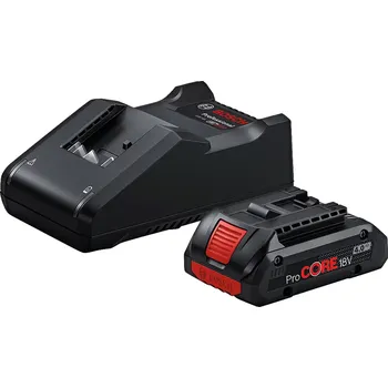 Bosch Professional ProCORE Sada akumulátoru a nabíječky, 18 V, 4 Ah 1600A01U7U