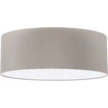 STROPNÍ SVÍTIDLO STROPNÍ SVÍTIDLO KULATÝ S OLIVOVĚ ZELENÝM STÍNÍTKEM BOHO 40 CM 3XE27