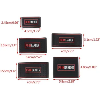 5 ks Protismekavé gripy pro zastřihovač a strojek | doplněk ke strojku, silikonový návlek - černý