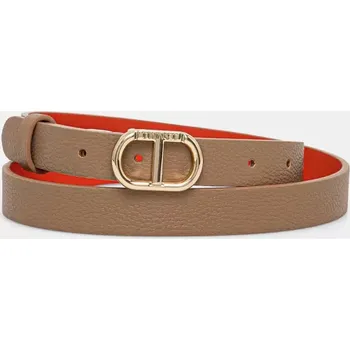 Opasek Pásek Twinset dámský, béžová barva, 251TA4100 80X, vel. L