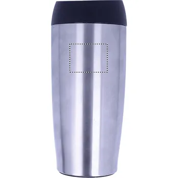 Termohrnek Dvoustěnný cestovní hrnek 5 BACK TOP, 30x40mm Laserové gravírování, 1 barva