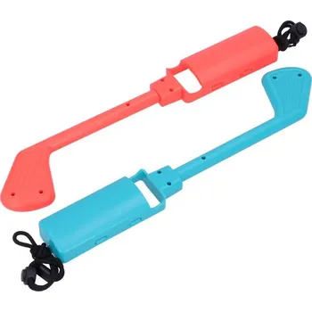 Herní konzole Teleskopická golfová hůl pro Nintendo Switch Joy-Con – červená