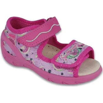 Dívčí bačkory BEFADO 433X030 26 - SUNNY - dív.sandálky, růžová, melouny Velikost: 27