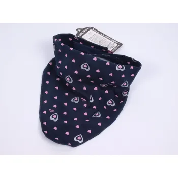 Čepice nákrčník RDX 2762 tmavomodrý se srdíčky na suchý zip