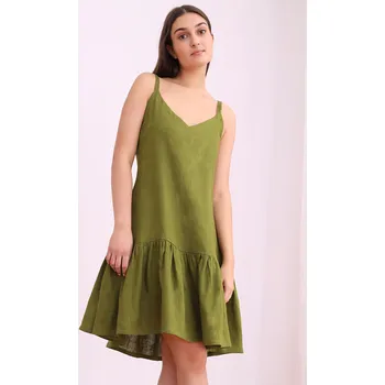 Dámské šaty Lotika Autorské letní šaty Lotika ze 100% lnu 1088544