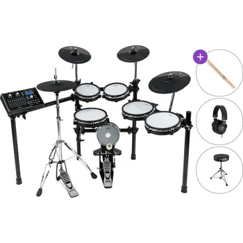 Elektronické bicí sada NRG EDK-400 Studio Kit SET Black Elektronická bicí sada
