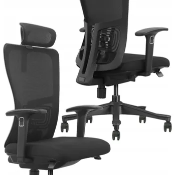 Otočná kancelářská židle EkoStick černá