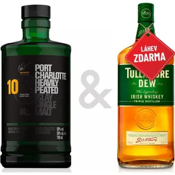 Whisky Akce 1+1: Port Charlotte 10YO 0,7L + Tullamore D.E.W. 0,7L ZDARMA