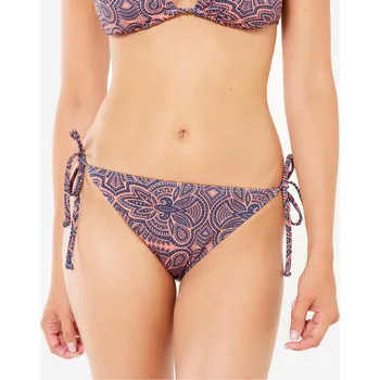 Dámské plavky ROXY Dámské plavky spodní díl na zavazování na surf ROXY Tribal L MODRÁ|ORANŽOVÁ
