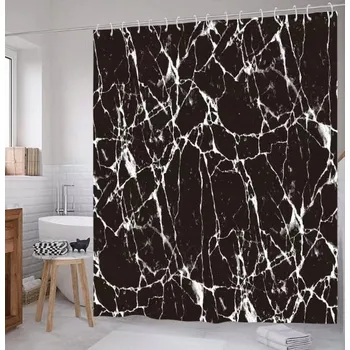 Prostěradlo Textilní sprchový Závěs floraweg 180 x 200 cm