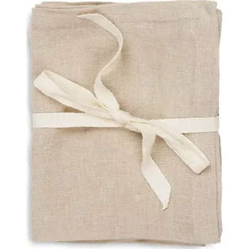 prostírání Ferm Living Lněné ubrousky Linen Natural – set 2 ks