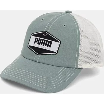 Kšiltovka Kšiltovka Puma zelená barva, s aplikací, 25976 97X, vel. ONE SIZE