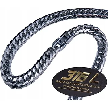 Řetízek STŘÍBRNÝ ŘETÍZEK ŘETÍZEK Z PANCR OCEL 9MM