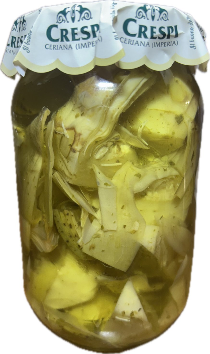 CRESPI - artyčoky kořeněné ve slunečnicovém oleji 480 gr
