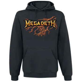 Pánská mikina Mikina s kapucí z Megadeth - Lightning Strike - Muži - černá