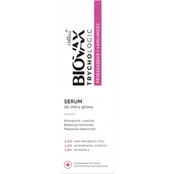 Vlasová regenerace L'biotica Biovax Trychologic Sérum na suchou a lámavou pokožku hlavy 50 ml