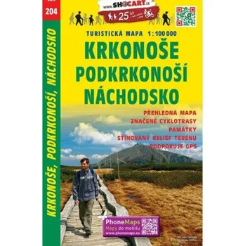 SC 204 Krkonoše, Podkrkonoší, Náchodsko 1:100 000