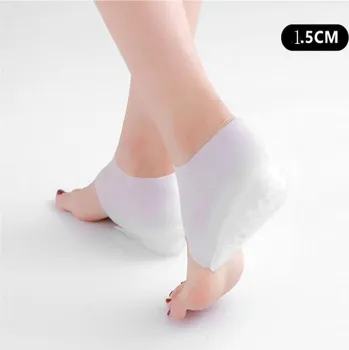 Vložka do bot Neviditelné gelové vložky pro zvýšení výšky a masáž chodidel | gelové vložky, neviditelné ponožky - 1,5 cm