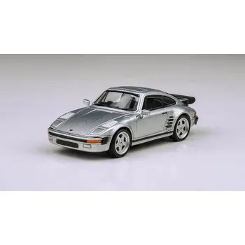 autíčko Porsche 911 RUF BTR Slantnose stříbrná 1986 1:64 - PARAGON Models Porsche 911 930 RUF BTR Slantnose - kovový model auta 1/64