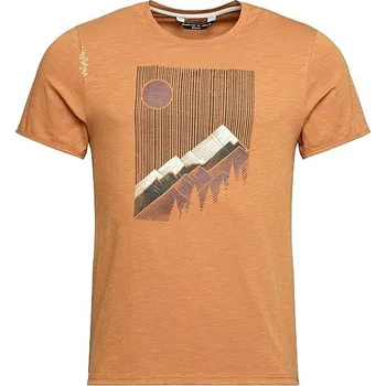 Pánské tričko Chillaz Sunny Mountains triko KR pánské, hnědá, M