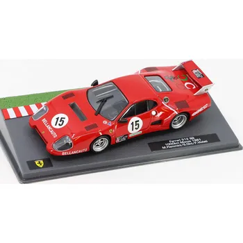 autíčko Centauria Ferrari 512BB #15 1981 1:43 - časopis s modelem Ferrari 512BB #15 - kovový model auta
