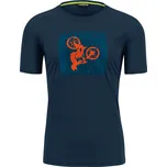 KARPOS Cyklistické triko s krátkým rukávem - VAL FEDERIA - černá