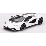 Lamborghini Countach LPI 800-4 LHD bílá 1:64 - MiniGT Lamborghini Countach LPI 800-4 Left Hand Drive - kovový model auta 1/64