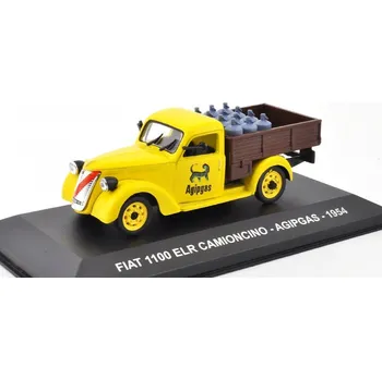 autíčko Fiat 1100 Elr Camioncino Pick-up Agipgas 1954 1:43 - časopis s modelem Fiat 1100 Elr Van - kovový model