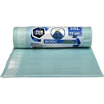Pytle na odpadky Voňavé pytle na odpad s páskou univerzální 35L 15ks fresh Pam-Folie