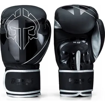 Boxerské rukavice Boxerské rukavice Ground Game Logo 3.0 černé 12 oz