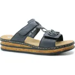 RIEKER 62936-14 blue, dámské pantofle vel.41 (RIEKER 62936-14 blue)