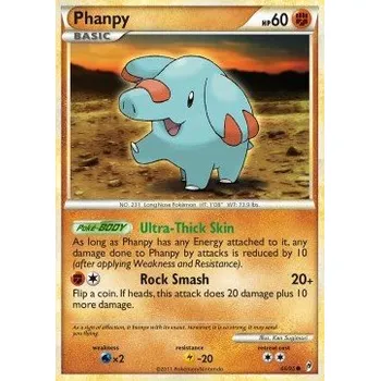 Volný čas Pokémon CL 066/095 Phanpy - Call of Legends Stav: Good, Verze: NORMAL