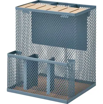 Stojan na nože IKEA blok na nože VIMPELFISK bambus/šedotyrkysový