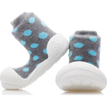 Capáčky ATTIPAS ATTIPAS Botičky Polka Dot AD05 Grey M vel.20, 109-115 mm