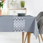 ArtFir Sada ubrusů ANITA 2 | šedá/bílá 140 x 300 cm a 33 x 300 cm