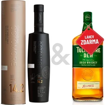 Whisky Akce 1+1: Bruichladdich Octomore 14.2 0,7L + Tullamore D.E.W. 0,7L ZDARMA