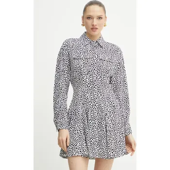 Dámské šaty Šaty MICHAEL Michael Kors bílá barva, mini, MR582QWGS6 00X, vel. M