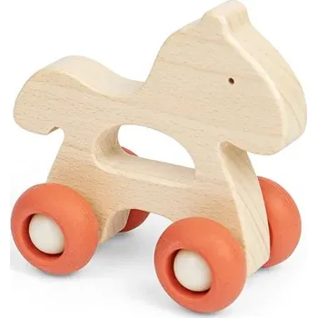 Hračka Bigjigs Toys Zvířátko na kolečkách Kůň