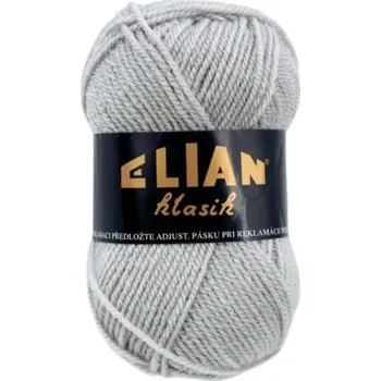 Příze Pletací příze Elian Klasik 130 - šedá