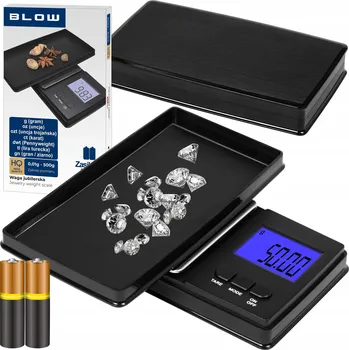 Kuchyňská váha PŘESNÁ JUBILEJNÍ VÁHA 500g 0,01g PRECIZNÍ KUCHYŇSKÁ DOMÁCÍ S PODSVÍCENÍM