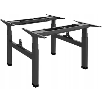 Psací stůl Obdélníkový psací stůl Ergo Office Detaily 170 x 135 x 128 cm černý