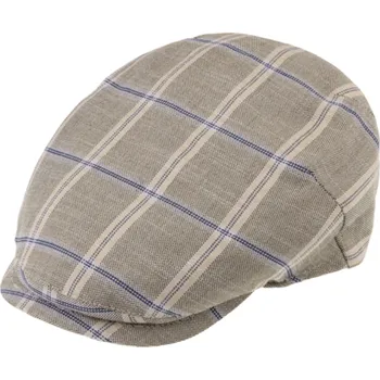 Čepice Fiebig - Headwear since 1903 Pánská letní bekovka béžová kostka - Fiebig since 1903 Velikost: 60 cm