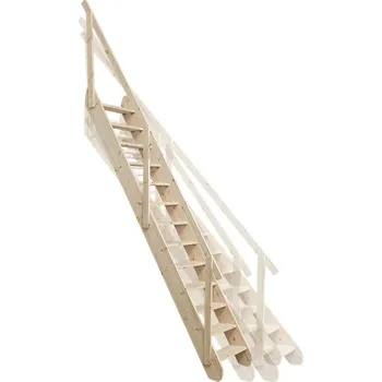 Stavební výplň Scobax Flexi mlynářské schody borovice 61 x 306 cm