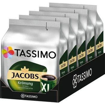 Jacobs Douwe Egberts Tassimo Jacobs Krönung XL kapsle 16ks karton 5 balení