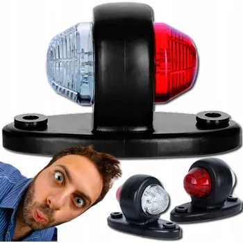 Příslušenství osvětlení automobilu OBRYS LED BOČNÍ Bílá Červená Obrysové světlo LED Světlo 12V 24V