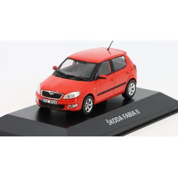 autíčko DeAgostini Škoda Fabia II 2010 1:43 - Kaleidoskop slavných vozů časopis s modelem #107 Škoda Fabia 2 - kovový model auta 1/43