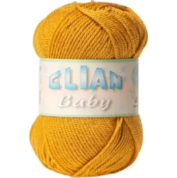 Příze Pletací příze Elian Baby 1636 - žlutá