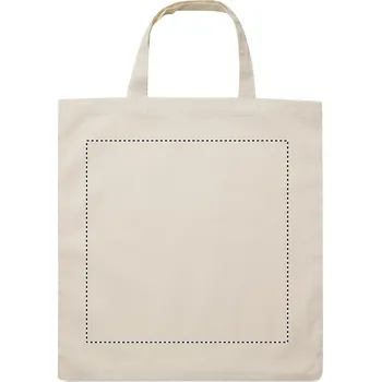 Nákupní taška Nákupní taška z bavlny 140g Sítotiskový transfer (max. 4 barvy, 300x300mm) 4 barvy 600 BACK